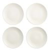 Dinnerware * | World Market Avery White Textured Dinner Plate Set Of 4