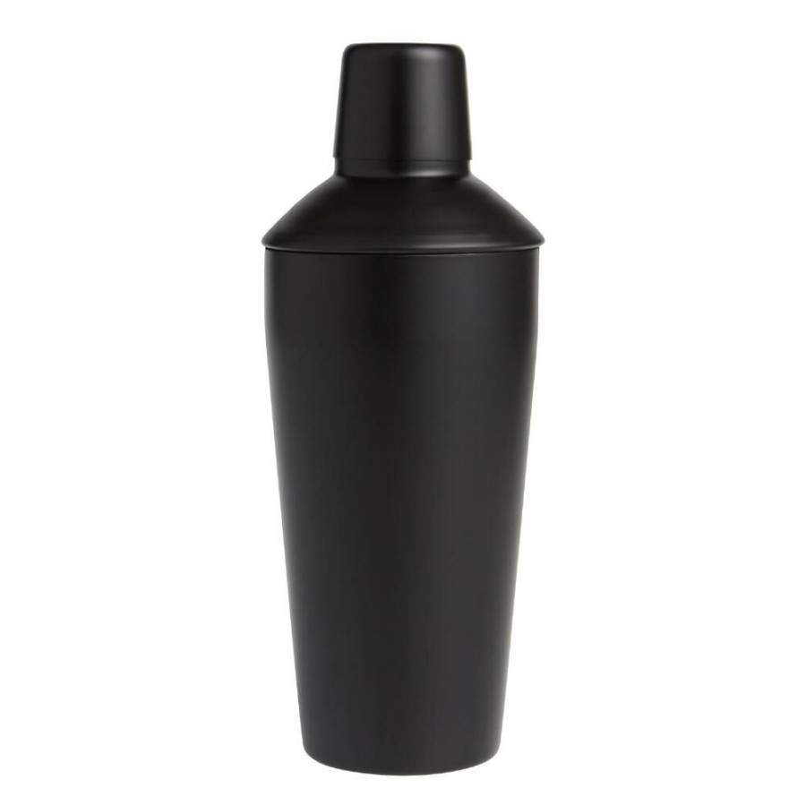 Bar * | World Market Gordon Matte Black Stainless Steel Cocktail Shaker