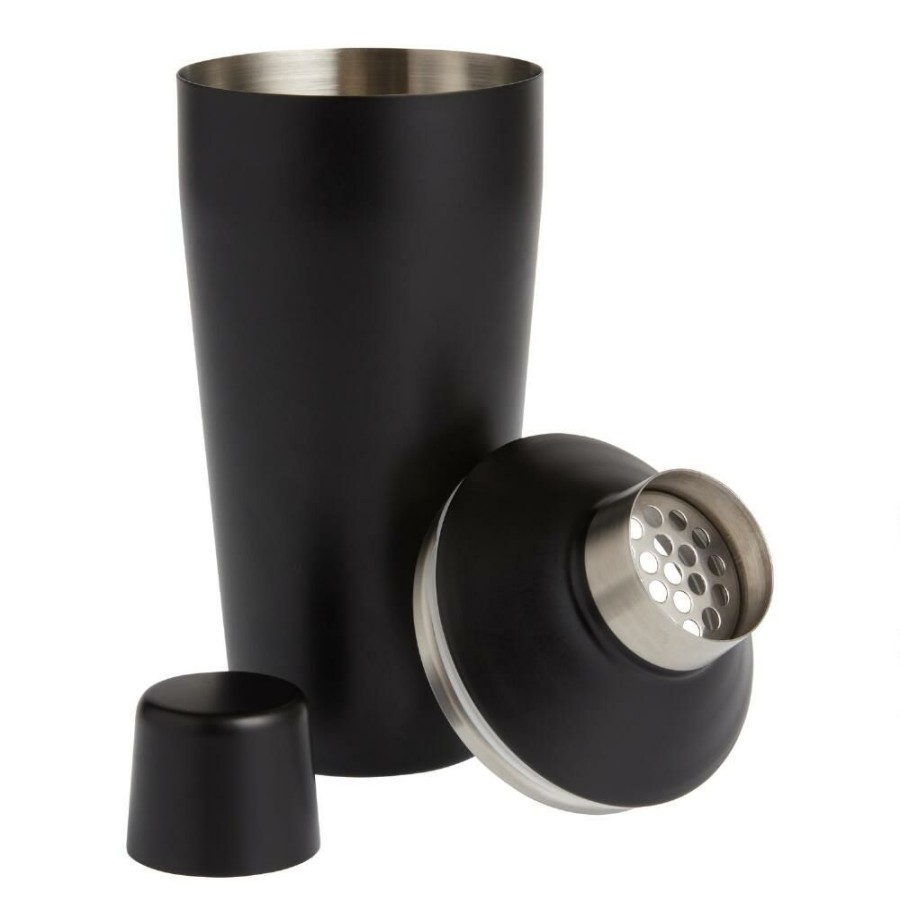 Bar * | World Market Gordon Matte Black Stainless Steel Cocktail Shaker