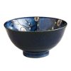 Dinnerware * | World Market Cherry Blossom Blue Bowl Set Of 6