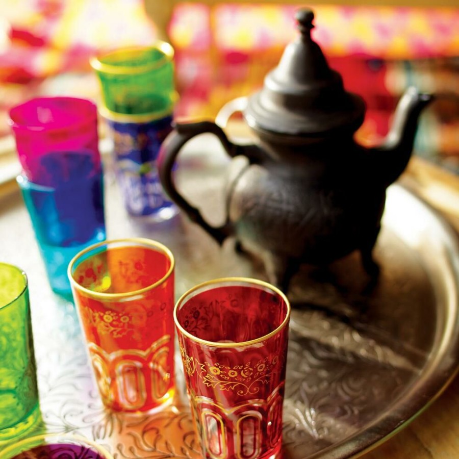 Drinkware * | World Market Moroccan Tea Glasses Set Of 6