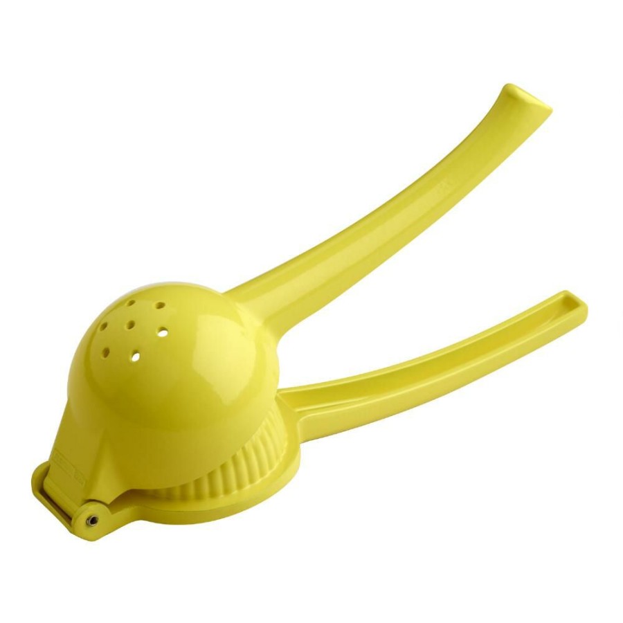 Kitchen Tools & Accessories * | World Market Yellow Metal Handheld Lemon Juicer